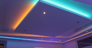 Натяжной потолок с подсветкой Каменск-Уральский, цена от 2091 руб.
