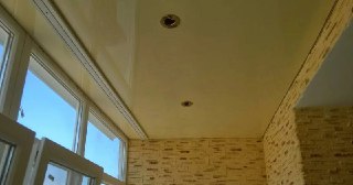 Натяжной потолок на балкон Каменск-Уральский, цена 6148 руб.